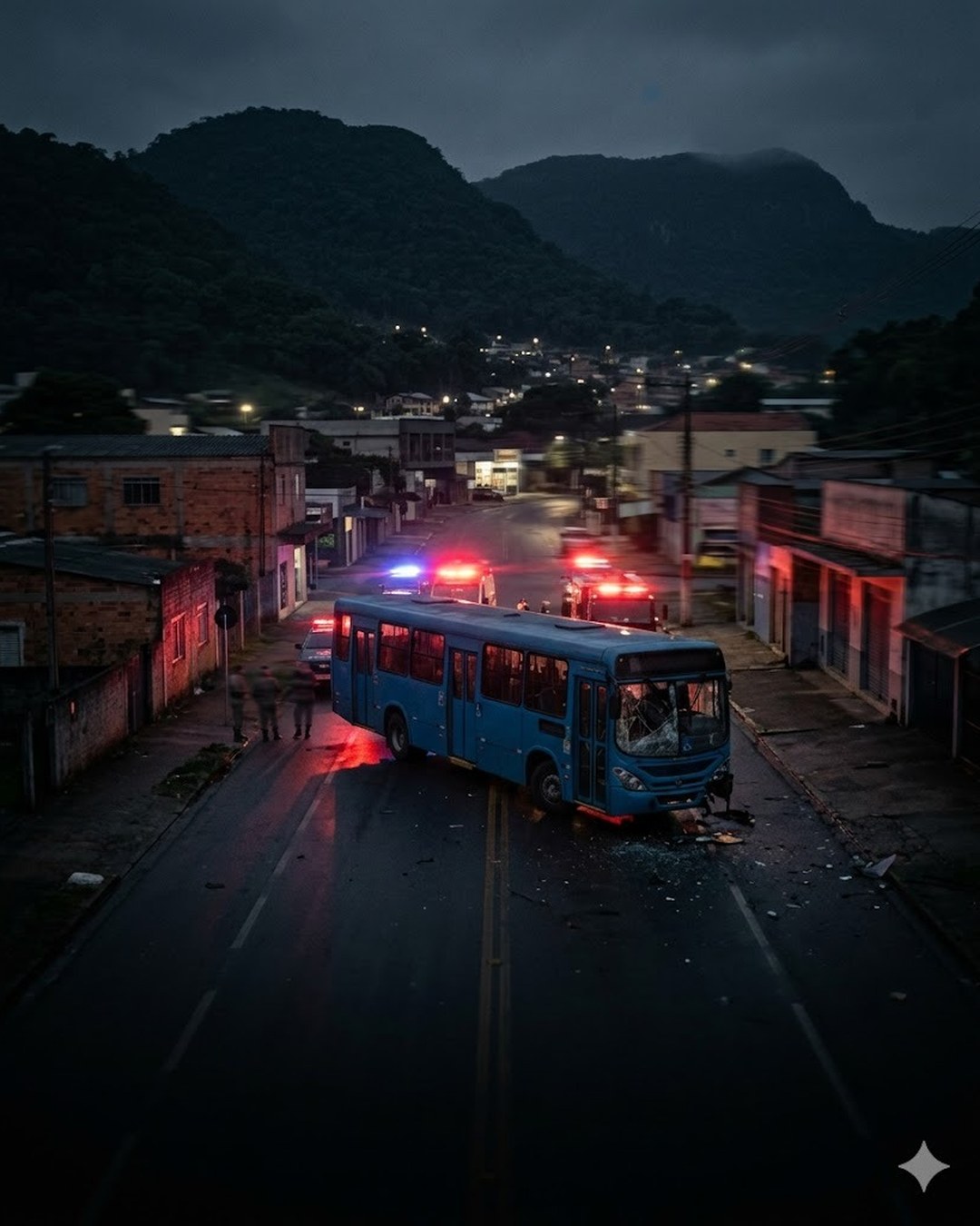 Fuga da polícia termina em batida contra ônibus escolar em Jaraguá