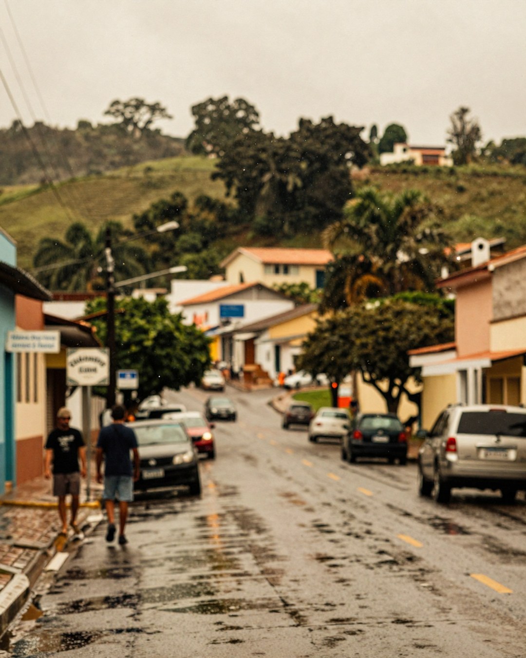 PREPARE O GUARDA-CHUVA E O VENTILADOR