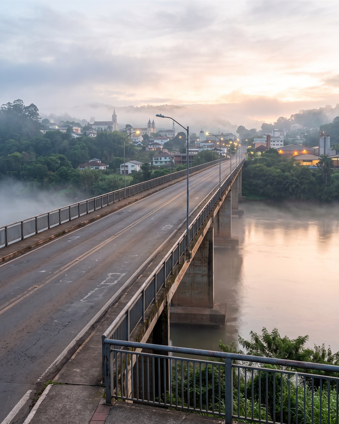Ciclista em Schroeder terá mais espaço na Ponte do Zimdars