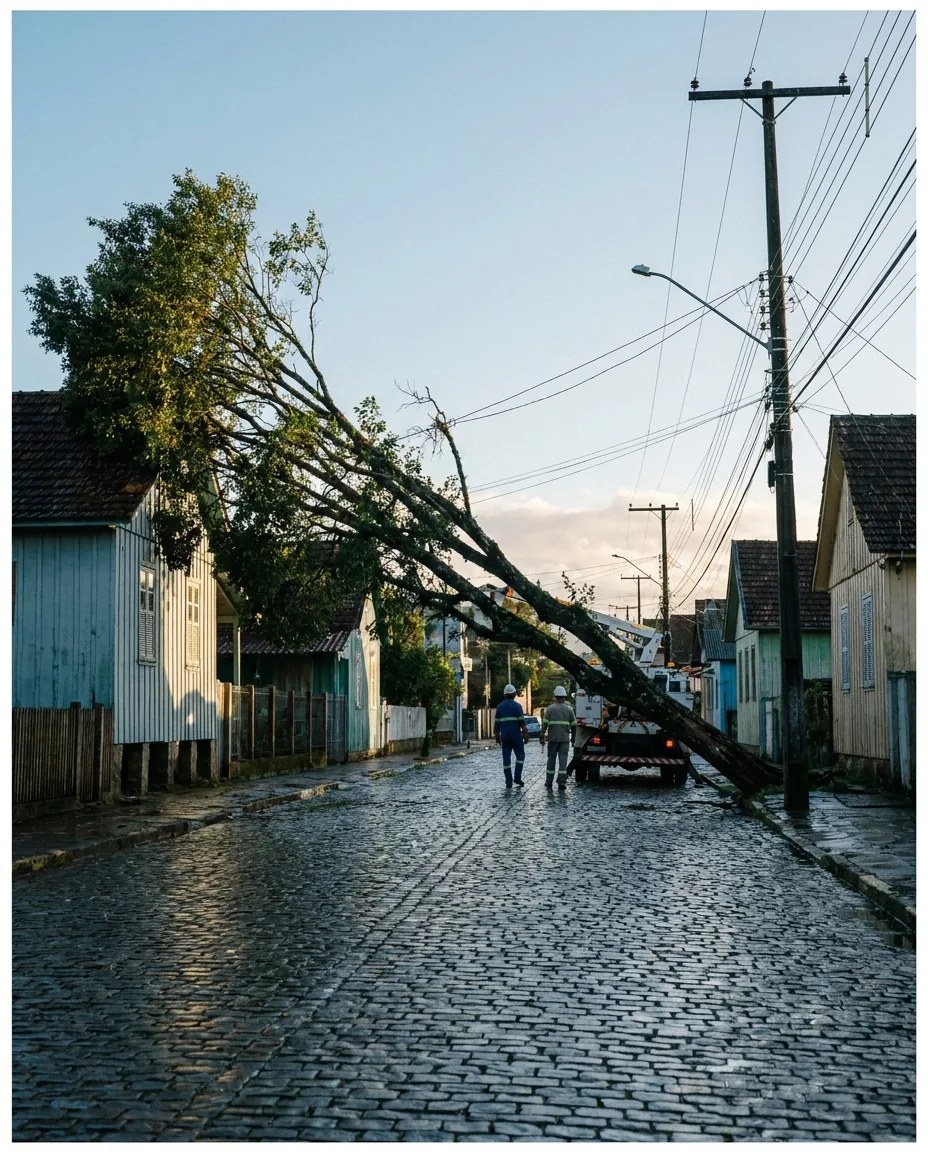 Chuva Intensa de 53.2mm e Queda de 9°C: Vale do Itapocu Terá Semana Molhada e Mais Fria!